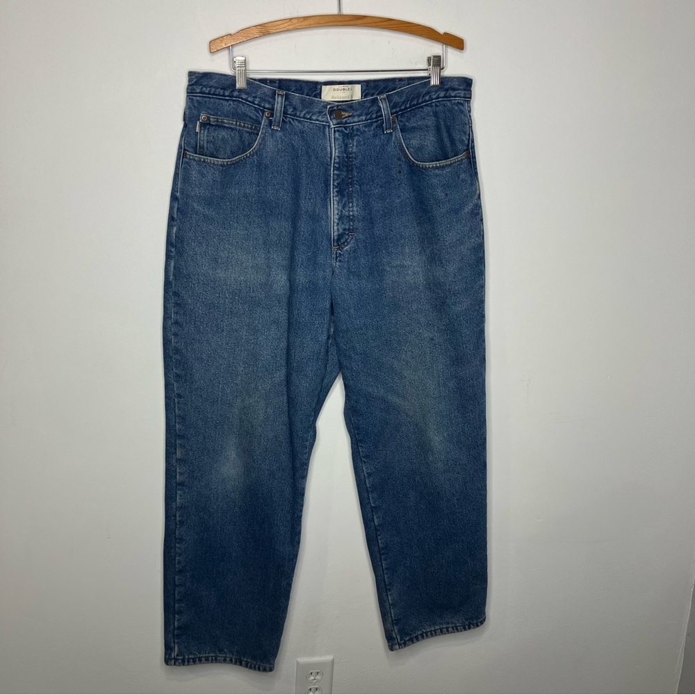 Vintage L.L. Bean relaxed fit flannel lined jeans‎ double L men’s size 38 x 30